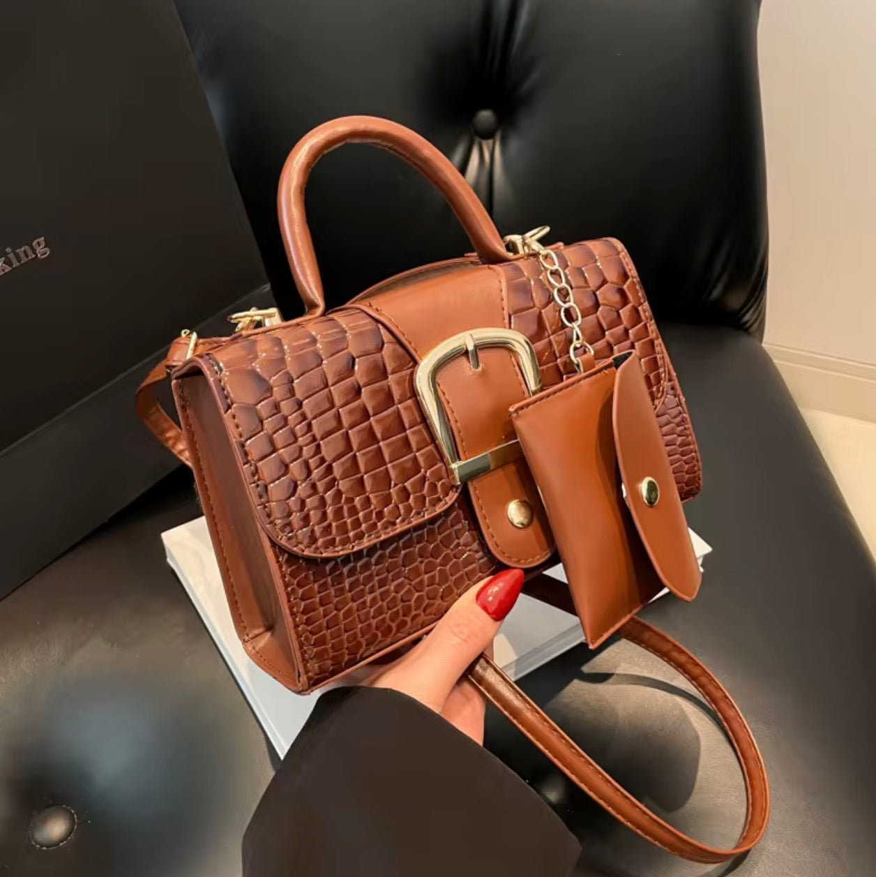 Luxe croc bag