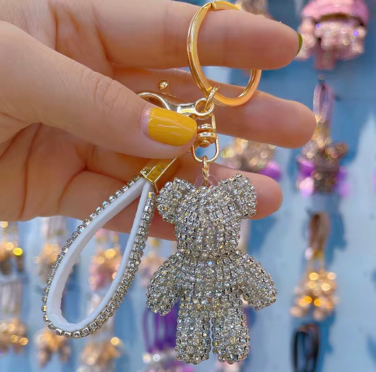 Teddybear key/bag charm