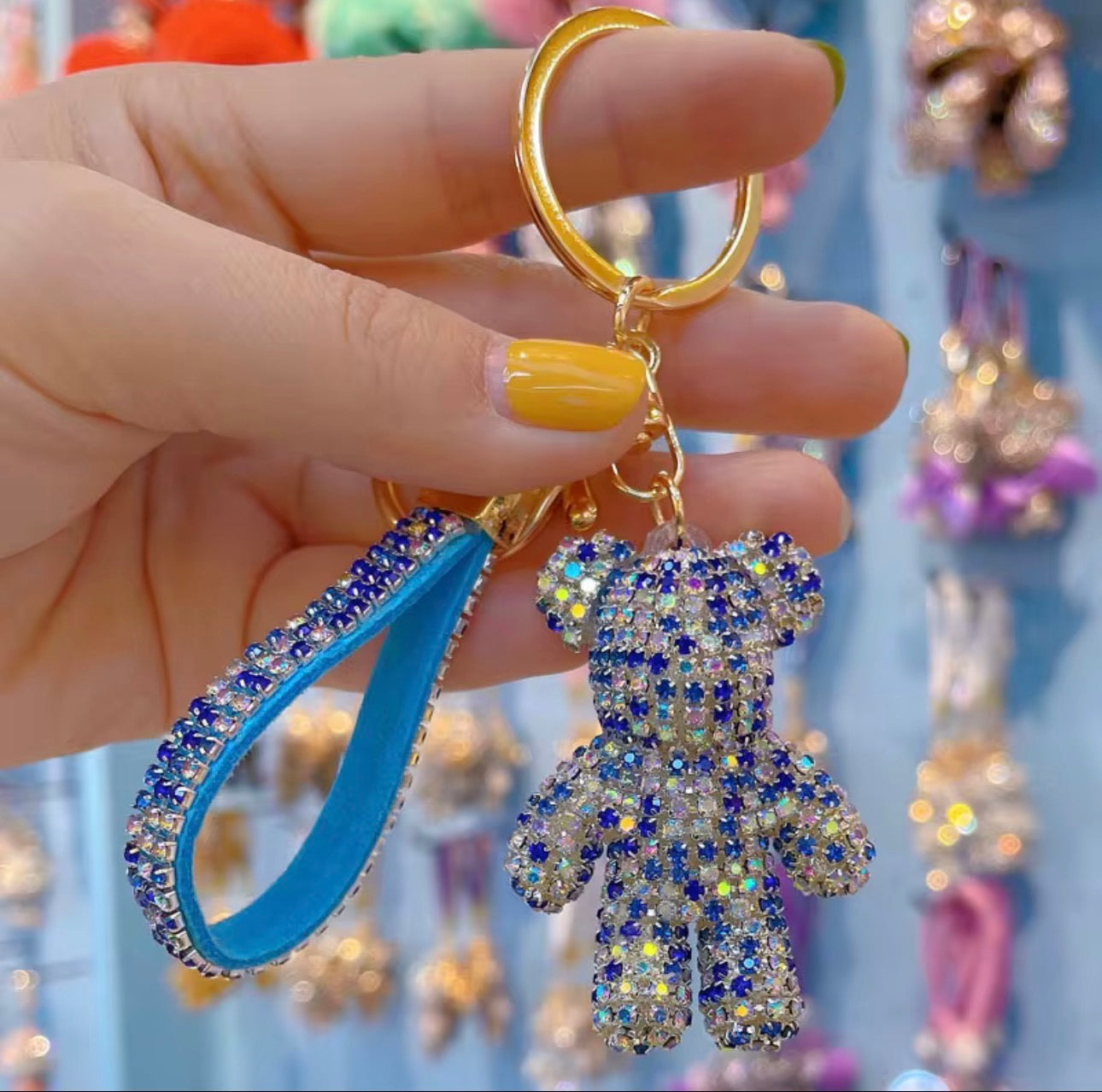 Teddybear key/bag charm