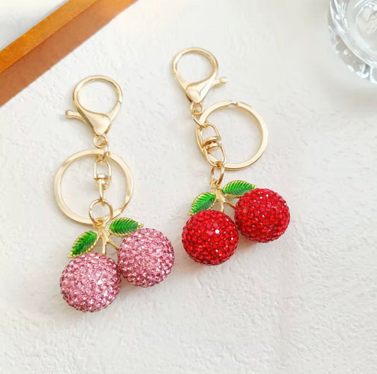Cherry key/bag charm