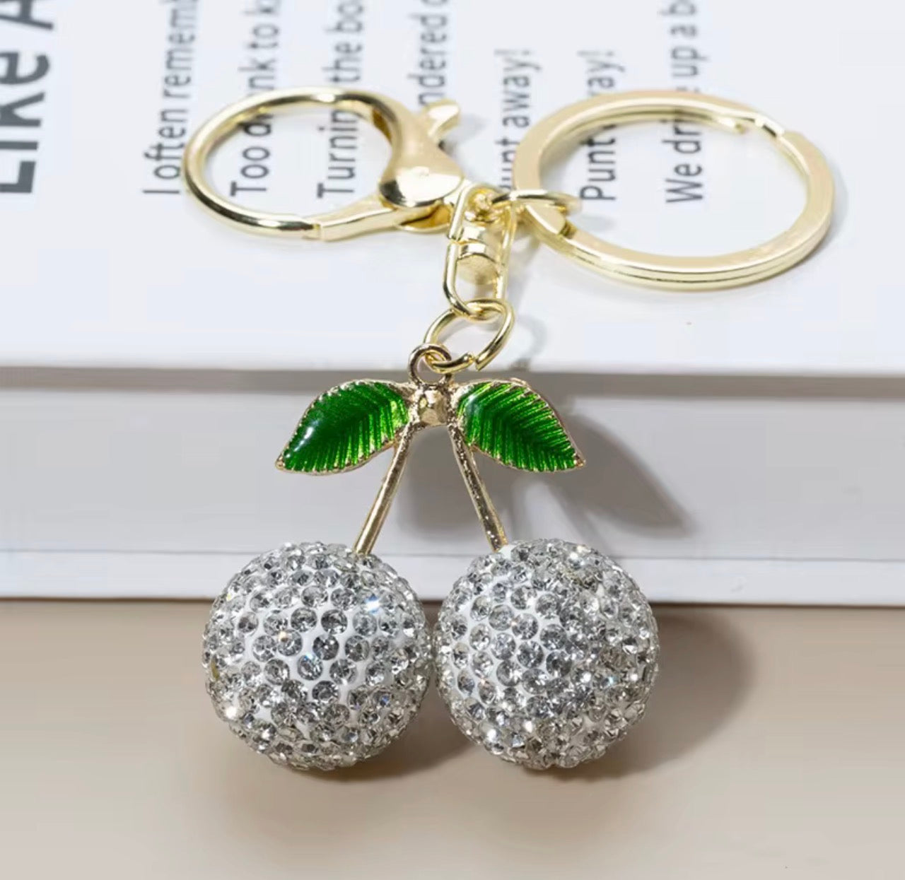 Cherry key/bag charm