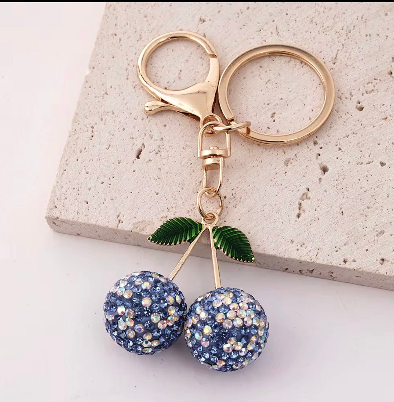 Cherry key/bag charm