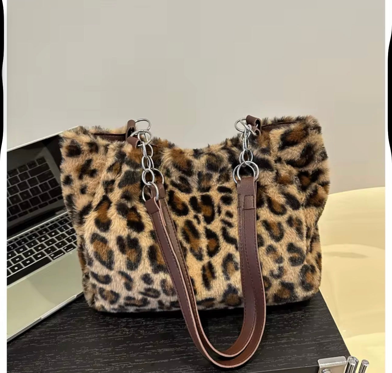 Wild Muse Faux Fur Tote