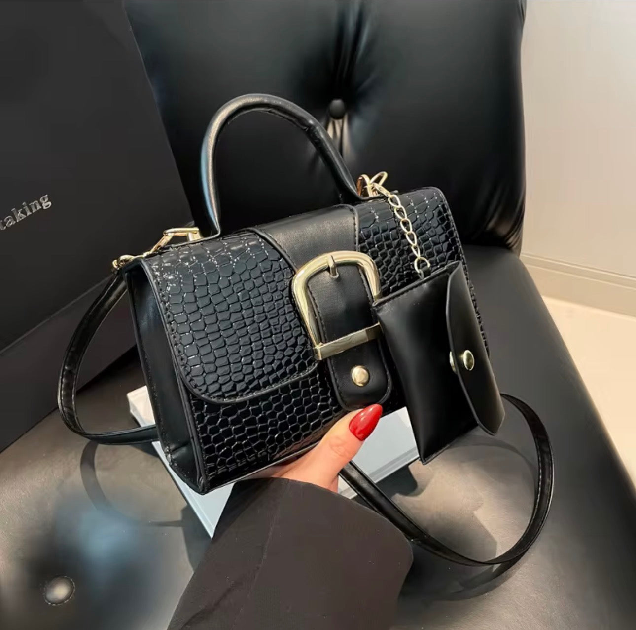 Luxe croc bag