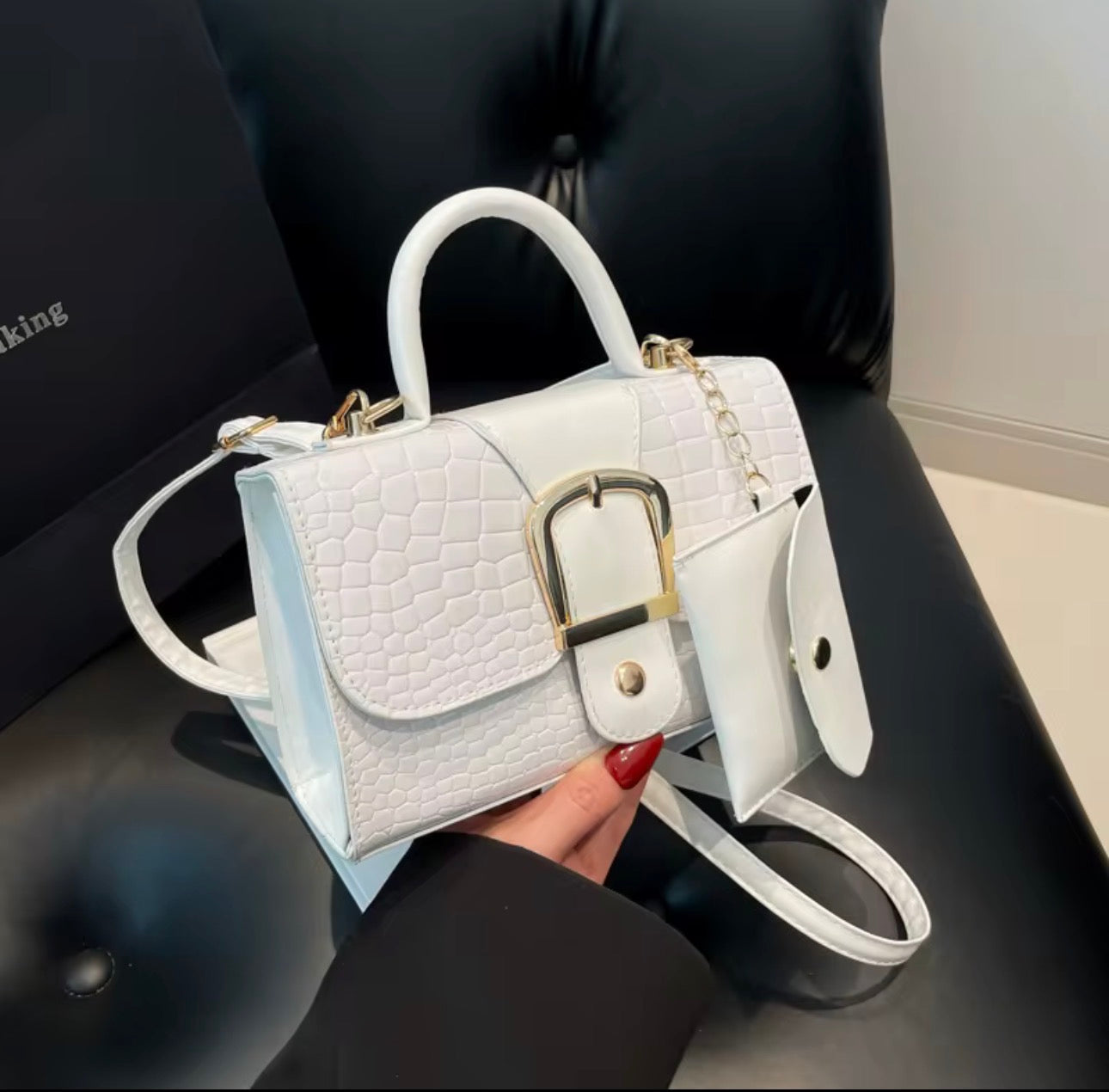 Luxe croc bag