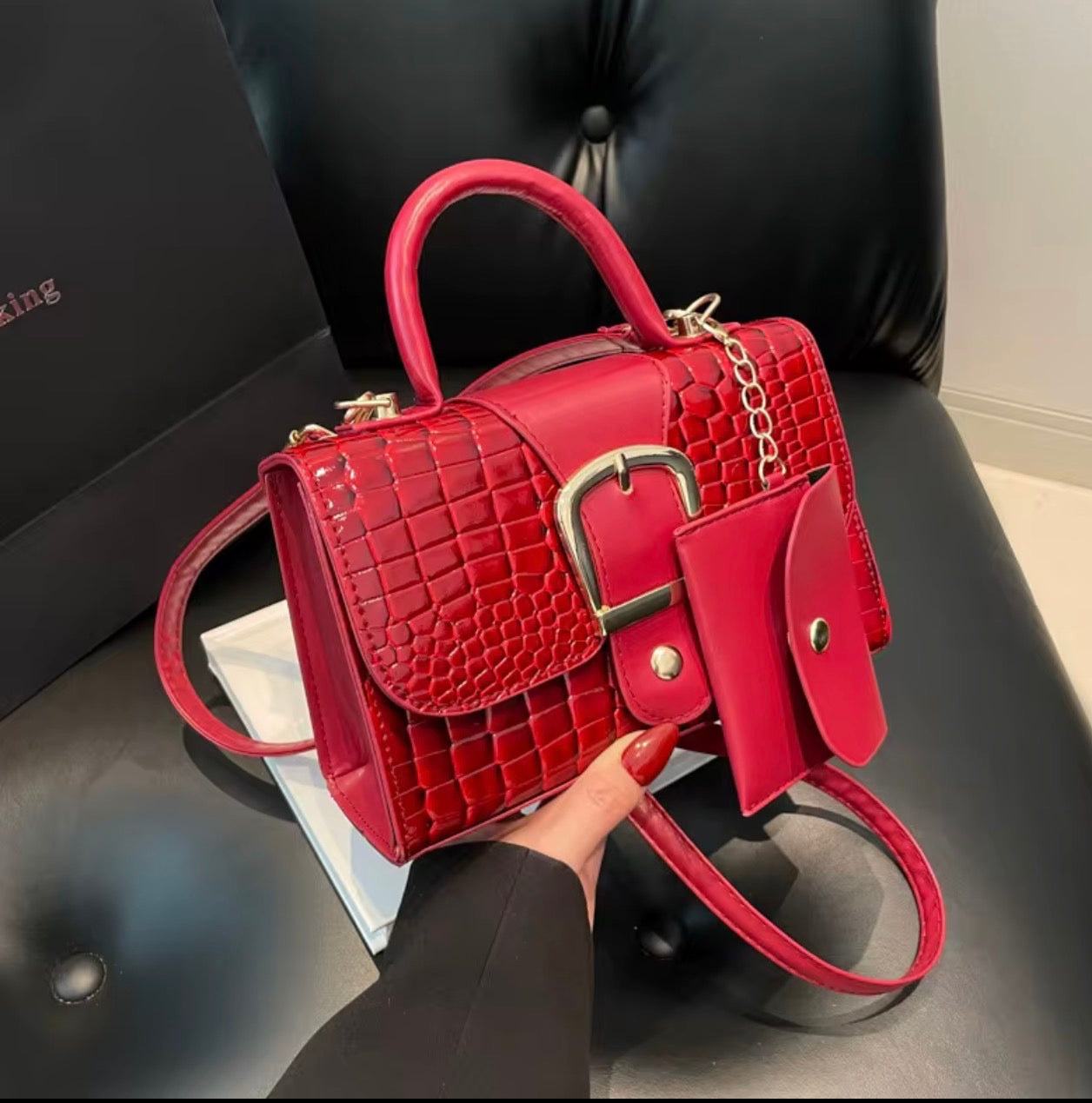 Luxe croc bag