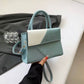 PU leather two tone bag