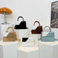 PU leather two tone bag