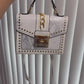 Golden fashion lock Handbag