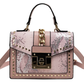 Golden fashion lock Handbag